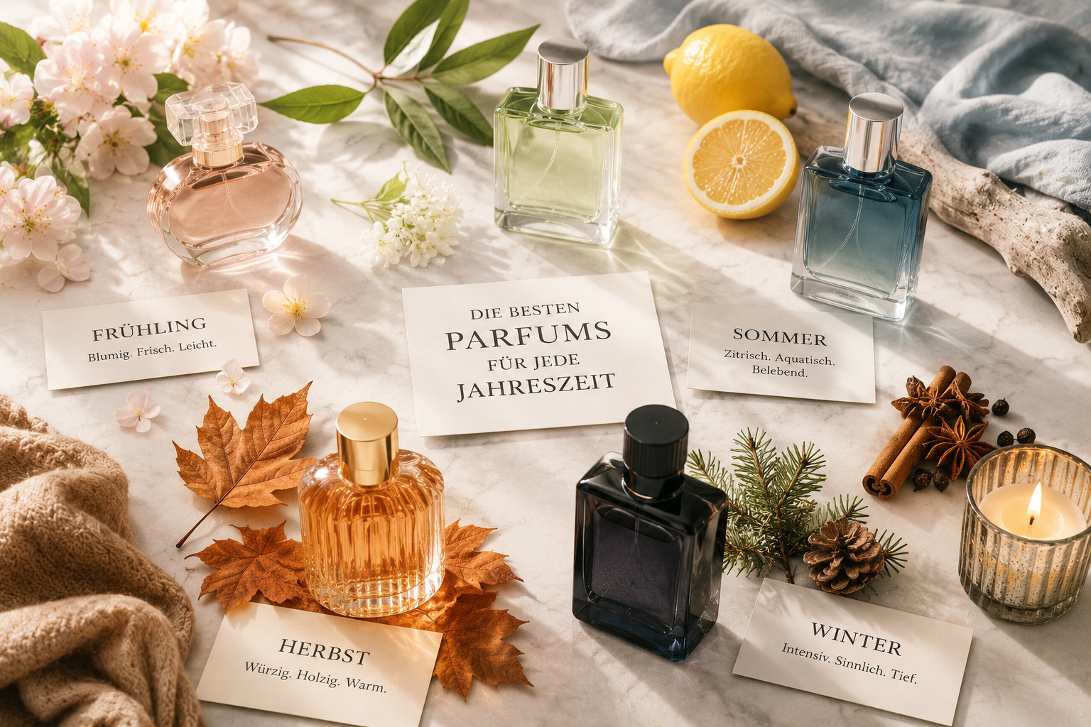 Die besten Parfums für jede Jahreszeit